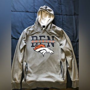 Denver broncos grey hoodie